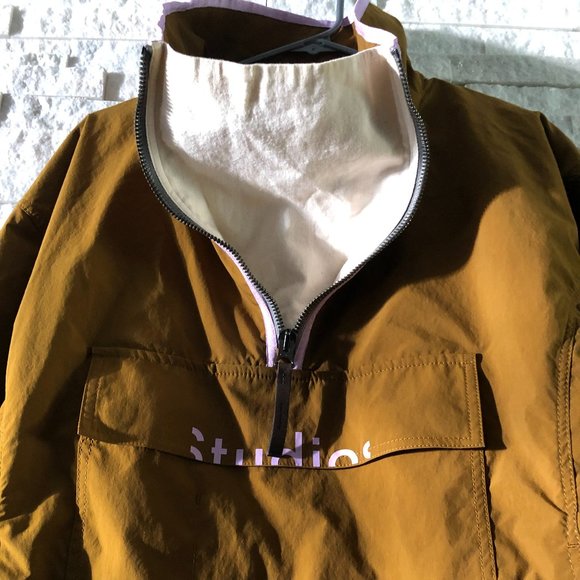 Acne Studios Mustard Nylon Anorak - Picture 3 of 8